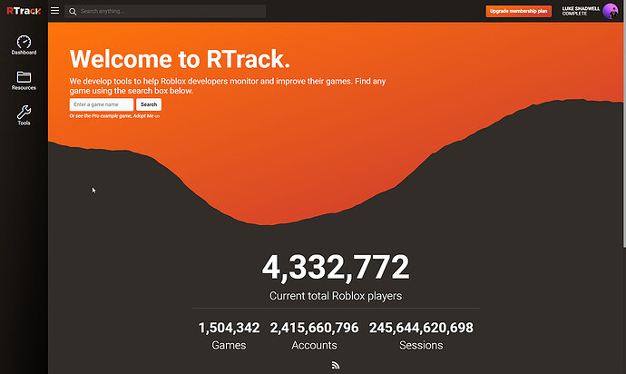 RTrack: Free Roblox Analytics - Community Resources - Developer Forum